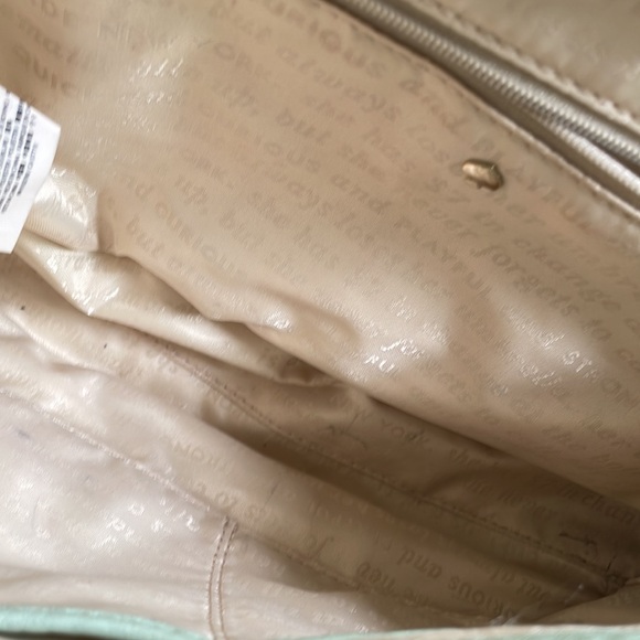 kate spade clutch/shoulder bag, mint green - Picture 10 of 15